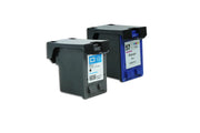 Kompatibel zu HP 56 - 57 / C6656AE / C6657AE Tinte schwarz, color