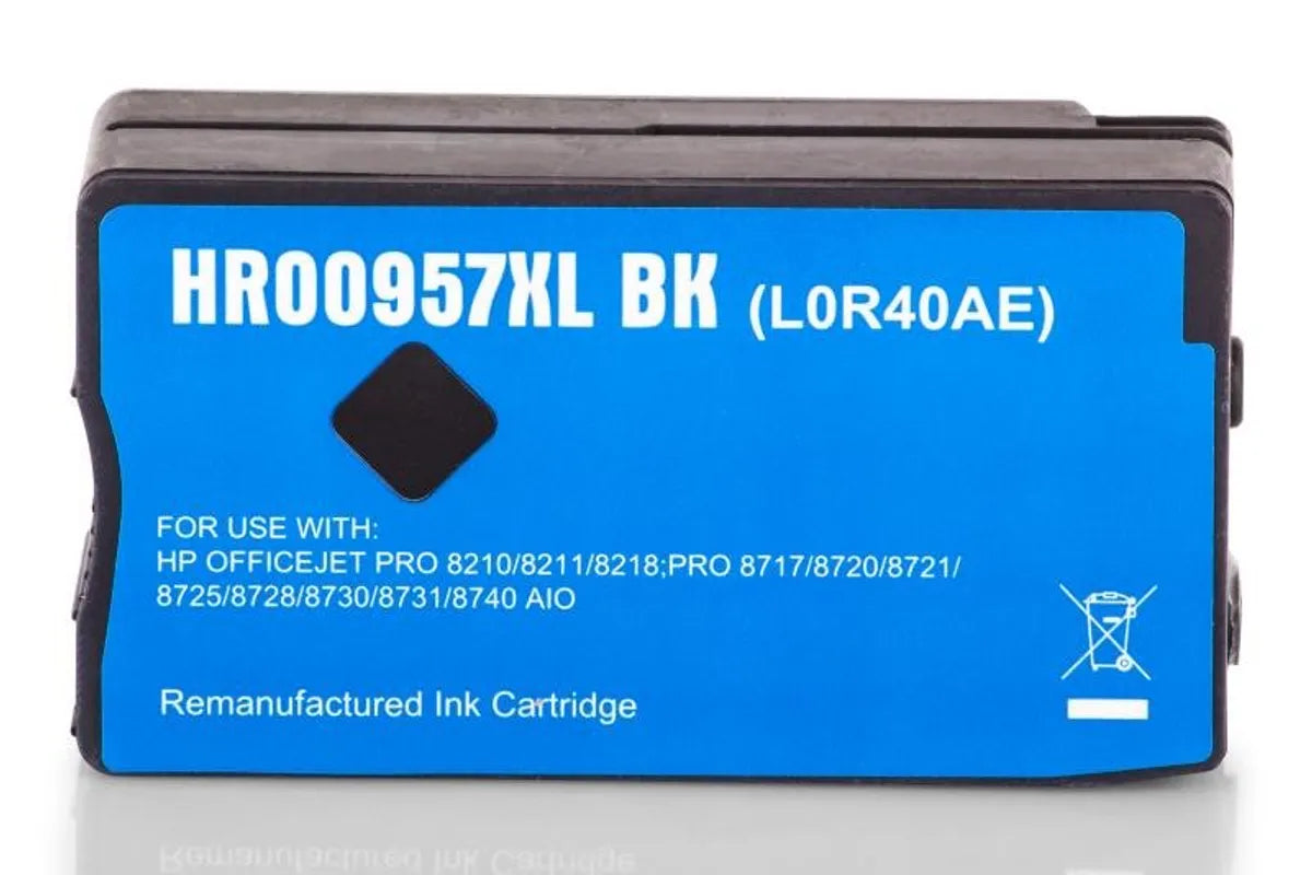 Kompatibel zu HP 957XL / L0R40AE Tinte schwarz