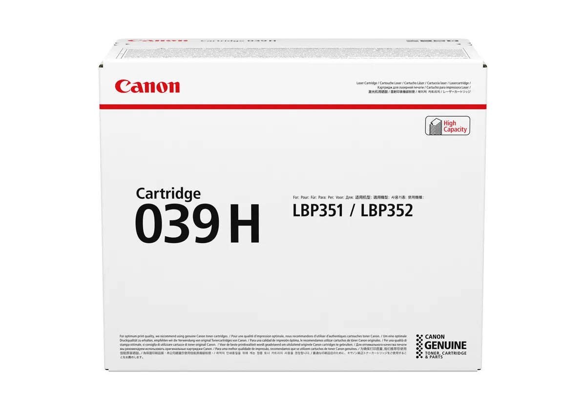 Canon 039H / 0288C001 / 0288C002 Toner schwarz