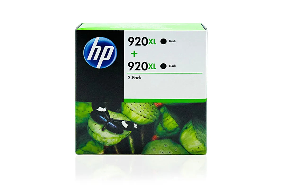 HP 920XL / D8J47AE Tinten Doppelpack schwarz (2 Stück)