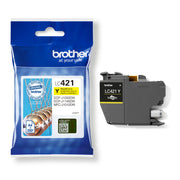Brother LC-421 / LC-421Y Tinte gelb