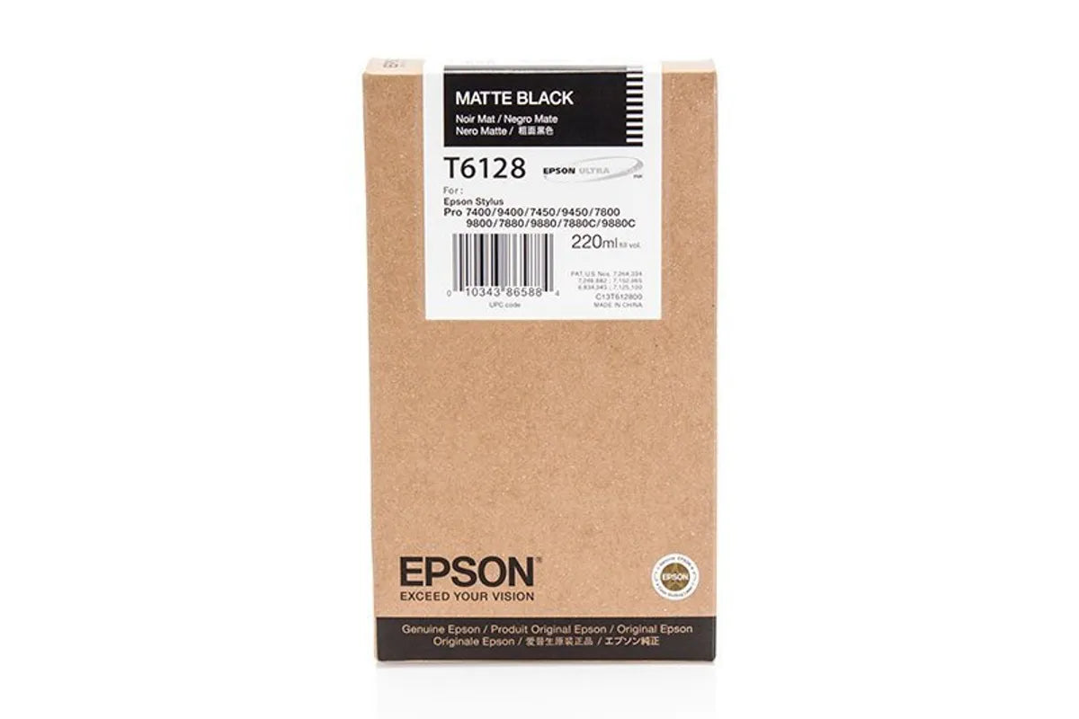 Epson T6128 / C13T612800 Tinte matt schwarz