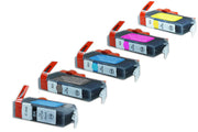 Kompatibel zu Canon PGI-525 - CLI-526 Tinte schwarz, cyan, magenta, gelb, photo schwarz
