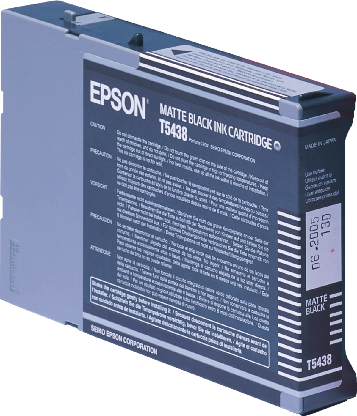 Epson T5438 / C13T543800 Tinte matt schwarz