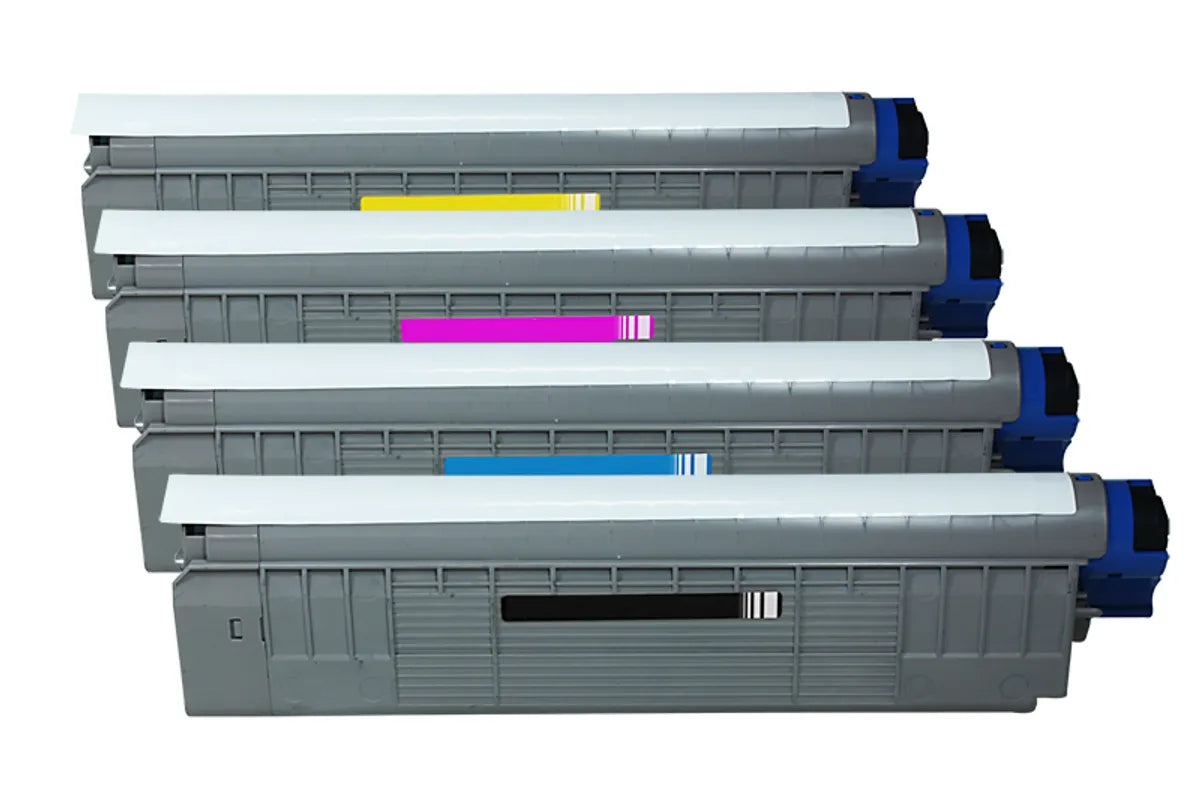 Kompatibel zu OKI C8600 / 43487712, 43487711, 43487710, 43487709 Toner schwarz, cyan, magenta, gelb