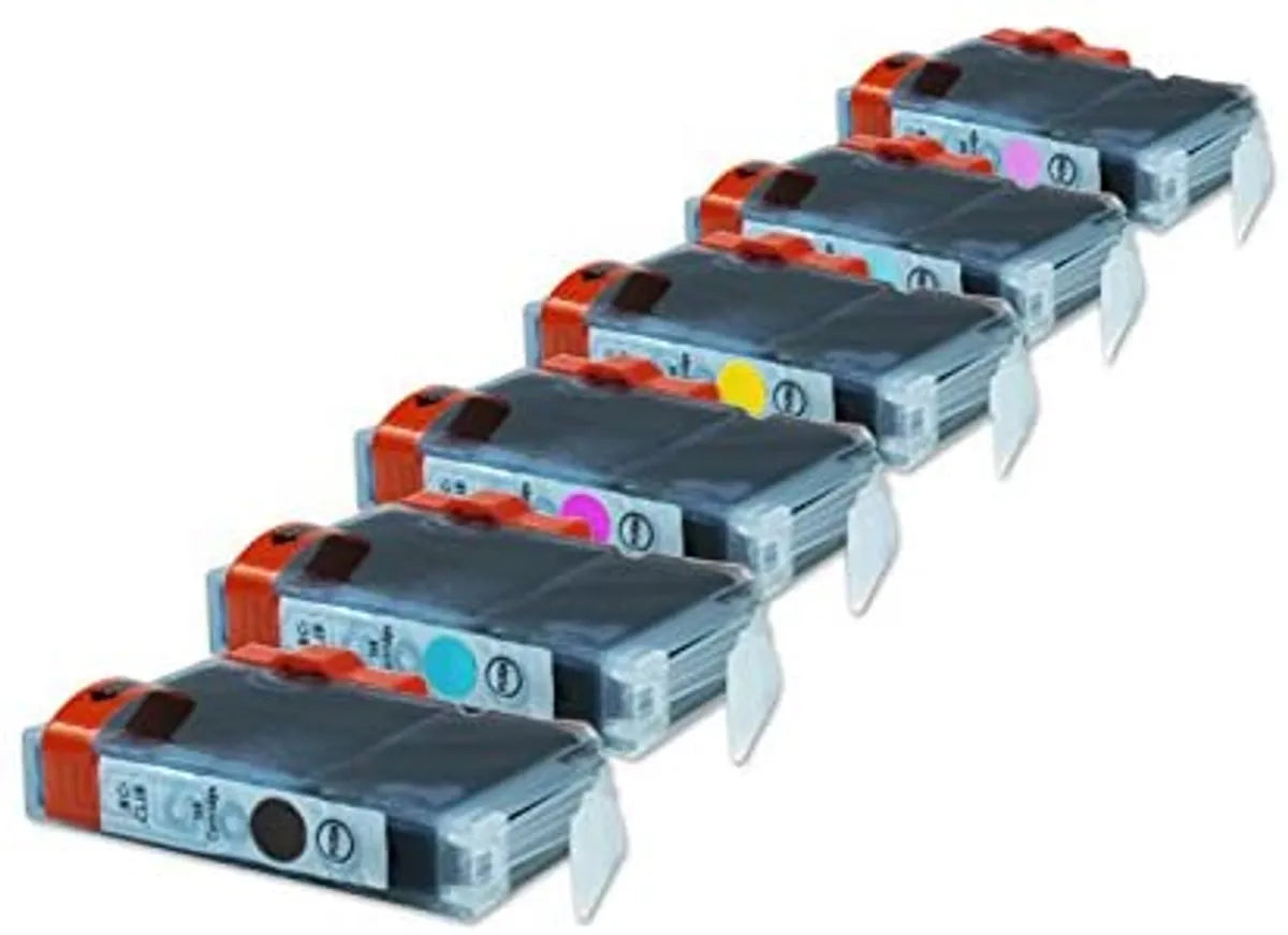 Kompatibel zu Canon CLI-8 Tinte schwarz, cyan, magenta, gelb, photo cyan, photo magenta