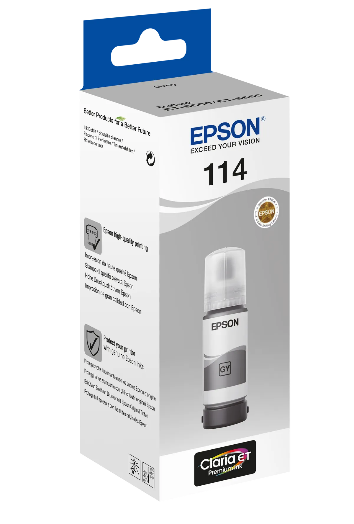 Epson 114 / T07B5 / C13T07B540 Tinte grau
