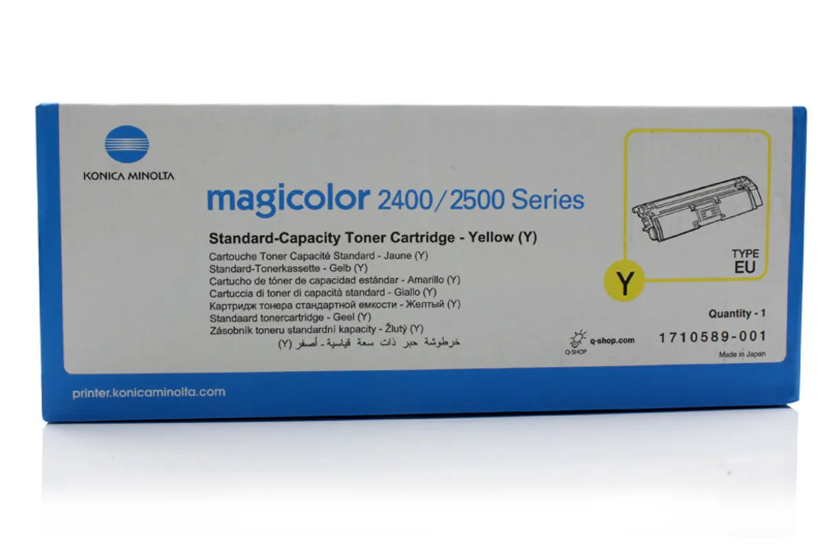 Konica Minolta A00W131 / 1710589-001 / 171-0589-001 Toner gelb