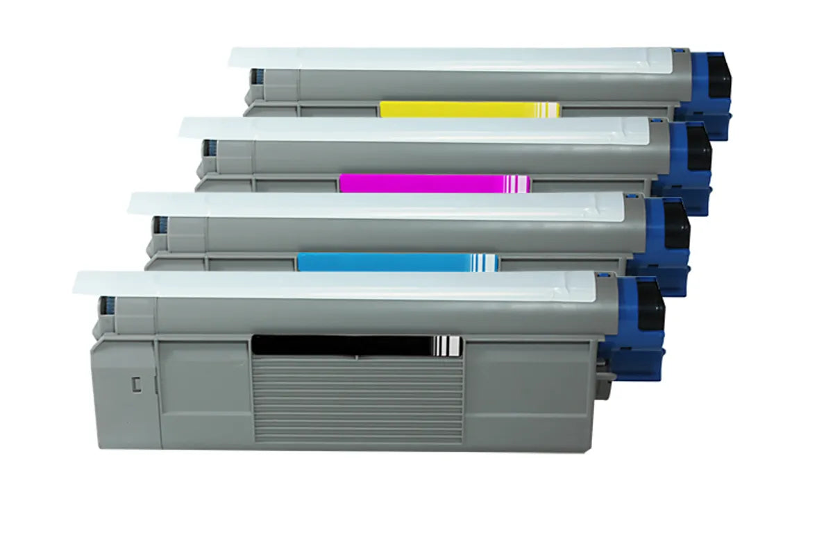 Kompatibel zu OKI C5650 / 43865708 - 43872305 Toner schwarz, cyan, magenta, gelb