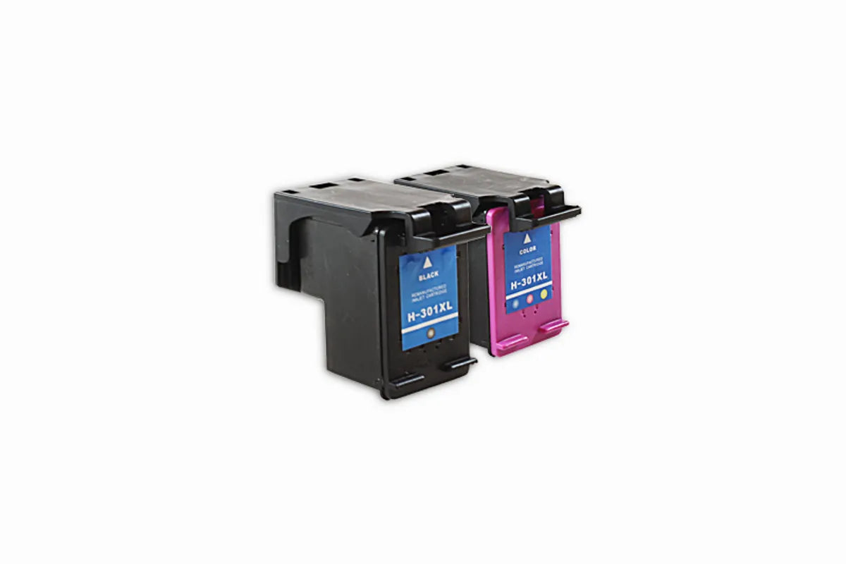 Kompatibel zu HP 301XL / CH563EE - CH564EE Tinte schwarz, color