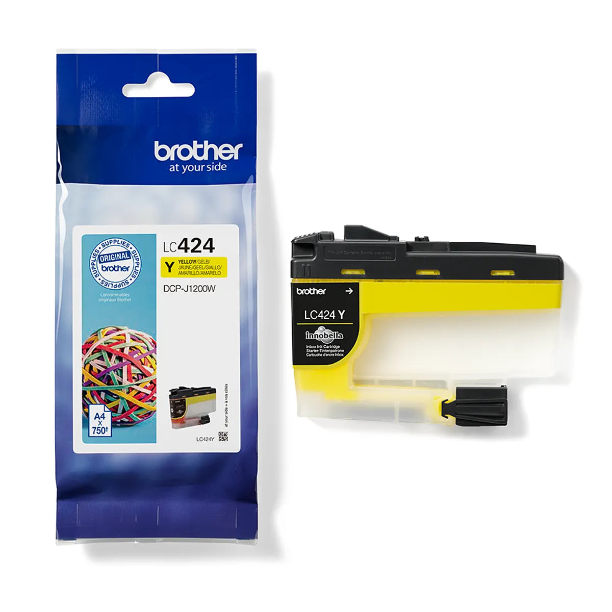 Brother LC-424 / LC-424Y Tinte gelb