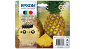 Epson 604 / T10G6 / C13T10G64010 / C13T10G64020 Tinten Sparset schwarz, cyan, magenta, gelb (4 Stück)