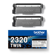 Brother TN-2320 TWIN Toner Doppelpack schwarz (2 Stück)