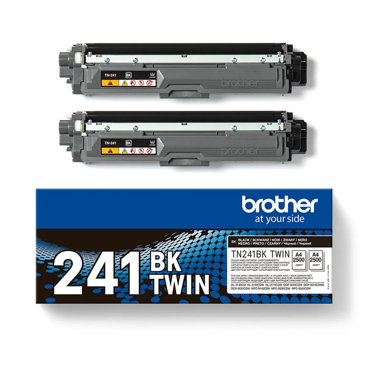 Brother TN-241BK TWIN Toner Doppelpack schwarz (2 Stück)