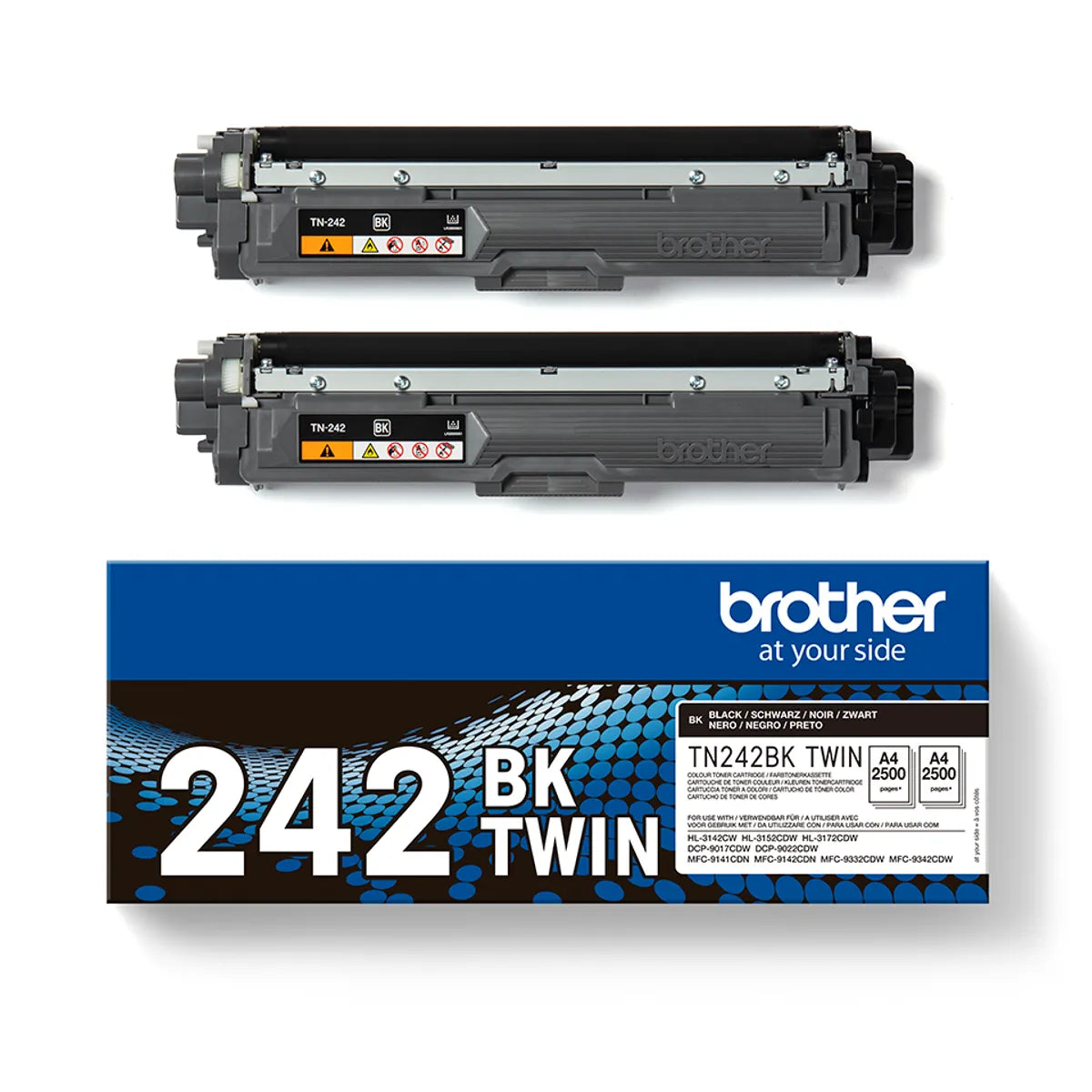 Brother TN-242BK TWIN Toner Doppelpack schwarz (2 Stück)