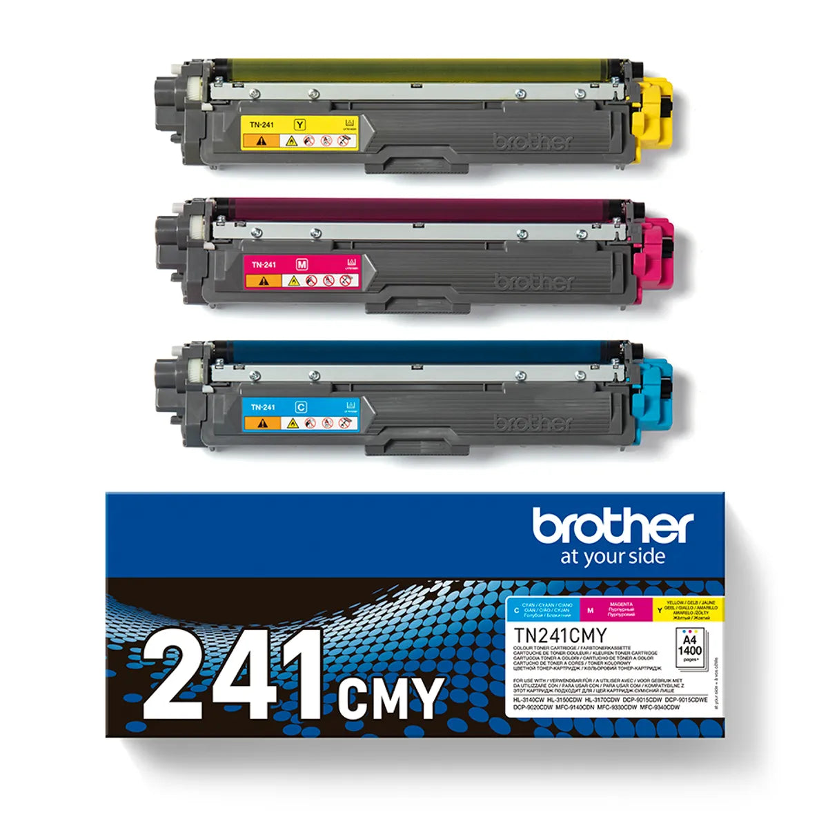 Brother TN-241CMY Toner Sparset cyan, magenta, gelb (3 Stück)