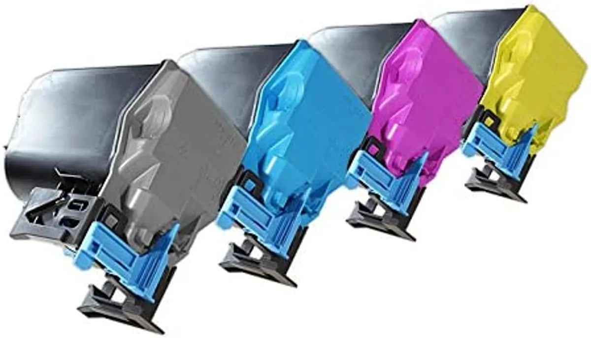 Kompatibel zu Konica Minolta TNP-18 / A0X5150 / A0X5450 / QMS4750 Toner schwarz, cyan, magenta, gelb