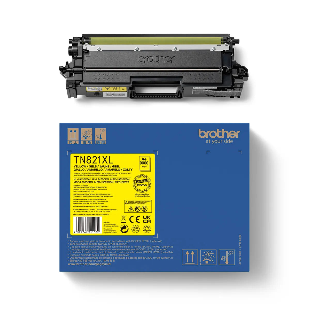 Brother TN-821XLY Toner gelb