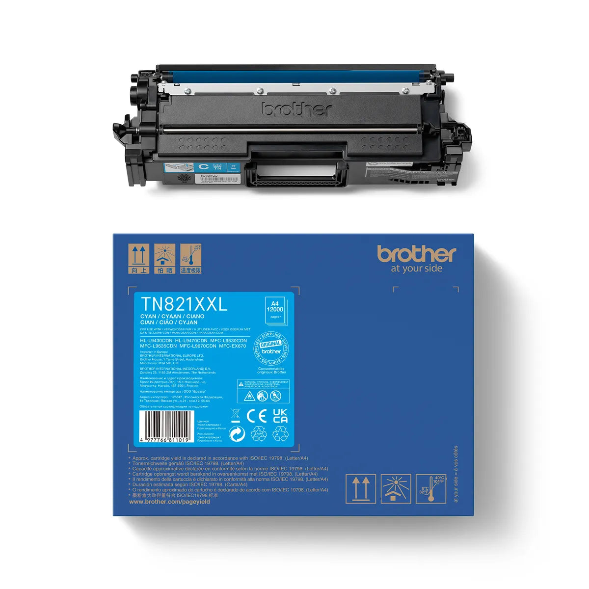 Brother TN-821XXLC Toner cyan
