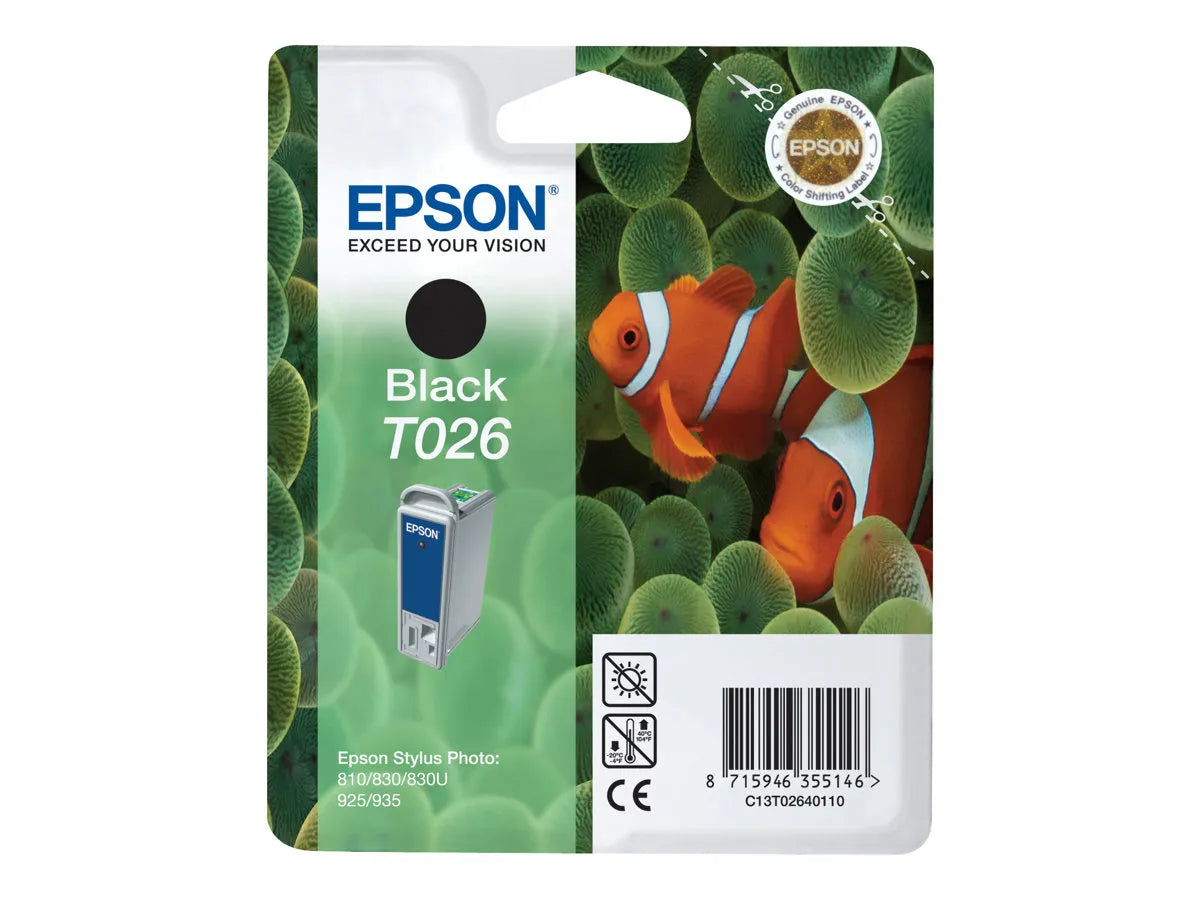 Epson T026 / C13T02640110 Tinte schwarz