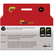 Kompatibel zu Canon PG-575XL & CL-576XL Tinte schwarz, color