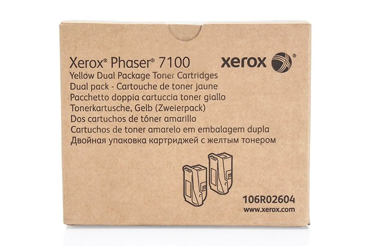 Xerox 106R02604 Toner Doppelpack gelb (2 Stück)