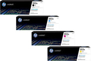 HP 203A / CF540A / CF541A / CF542A / CF543A Toner Sparset schwarz, cyan, magenta, gelb (4 Stück)