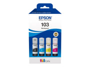 Epson 103 / T00S6 / C13T00S64A Tinten Sparset schwarz, cyan, magenta, gelb (4 Stück)