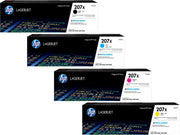 HP 207X / W2210X / W2211X / W2212X / W2213X Toner Sparset schwarz, cyan, magenta, gelb (4 Stück)