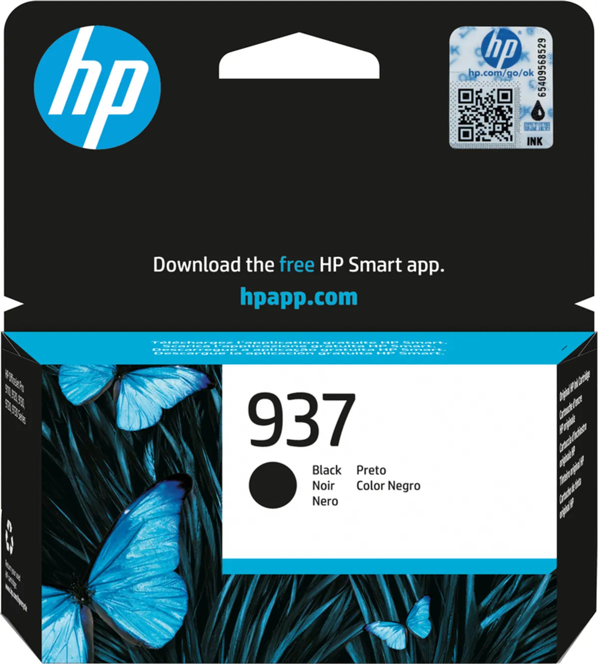 HP 937 / 4S6W5NE Tinte schwarz