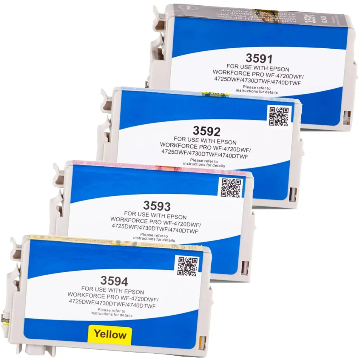 Kompatibel zu Epson 35XL / T3596 / C13T35964020 Tinte schwarz, cyan, magenta, gelb