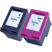 Kompatibel zu HP 62XL / C2P05AE & C2P07AE Tinte schwarz, color