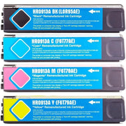 Kompatibel zu HP 913A / L0R95AE / F6T77AE / F6T78AE / F6T79AE Tinte schwarz, cyan, magenta, gelb