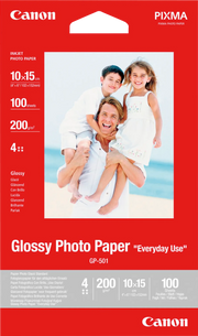 Canon GP-501 / 0775B003 / Glossy Fotopapier (10,2 x 15,2cm, 4''x 6'', 100 Blatt, 200 g/m²)