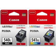 Canon PG-540L & CL-541XL Tinten Sparset schwarz, color (2 Stück)