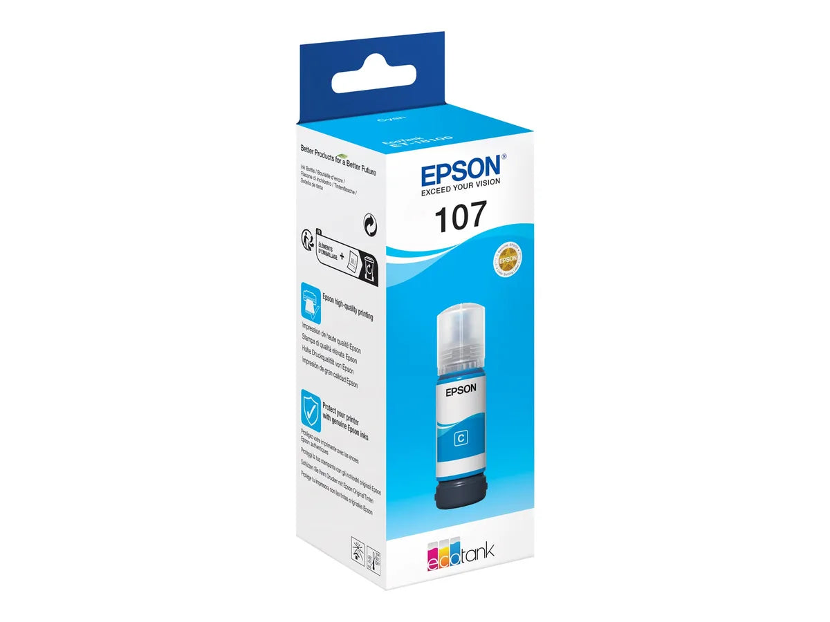 Epson 107 / T09B2 / C13T09B240 Tinte cyan