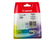 Canon PG-37 & CL-38 / 2145B009 Tinte schwarz, color