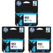 HP 951 / CN050AE / CN051AE / CN052AE Tinten Sparset cyan, magenta, gelb (3 Stück)