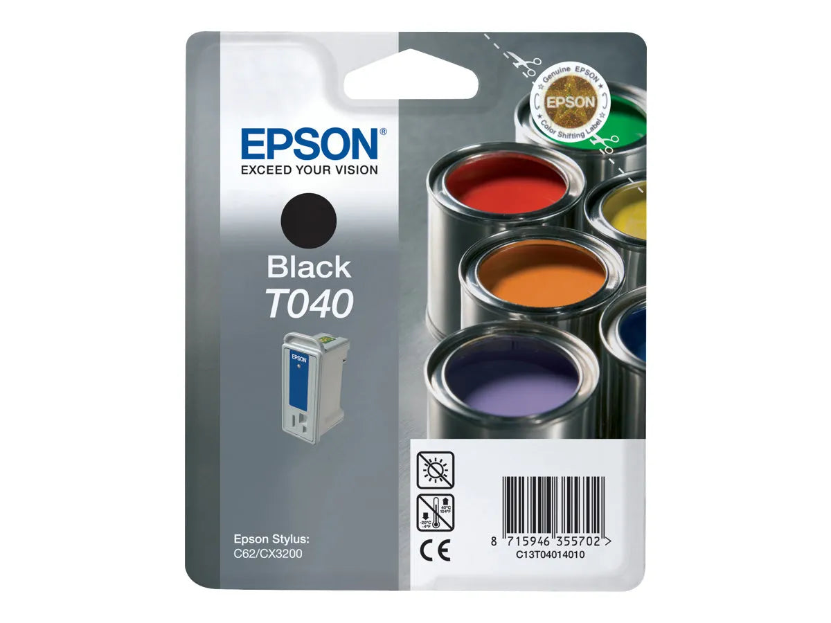 Epson T040 / C13T04014010 Tinte schwarz