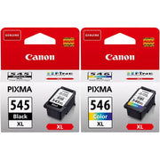 Canon PG-545XL & CL-546XL Tinten Sparset schwarz, color (2 Stück)