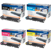 Brother TN-230 Toner Sparset schwarz, cyan, magenta, gelb (4 Stück)