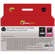 Kompatibel zu HP 650 / CZ101AE & CZ102AE Tinte schwarz, color