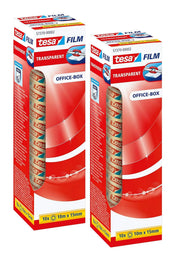 tesa film / 57370-00002-11 Klebeband transparent (15mm x 10m, 2 x 10 Rollen)