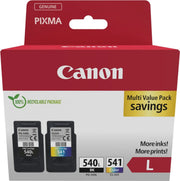 Canon PG-540L & CL-541 / 5224B014 Tinten  schwarz, color (2 Stück)