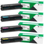 Lexmark C3220K0 / C3220C0 / C3220M0 / C3220Y0 Toner Sparset schwarz, cyan, magenta, gelb (4 Stück)