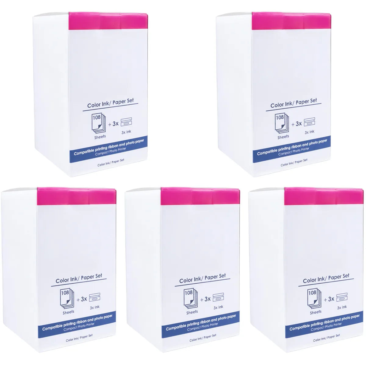 Kompatibel zu Canon KP-108IN / 3115B001 Farbpatrone & Fotopapier