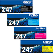 Brother TN-247VAL / TN-247 Toner Sparset schwarz, cyan, magenta, gelb (4 Stück)