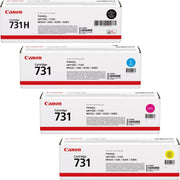 Canon 731H / 731 Toner Sparset schwarz, cyan, magenta, gelb (4 Stück)