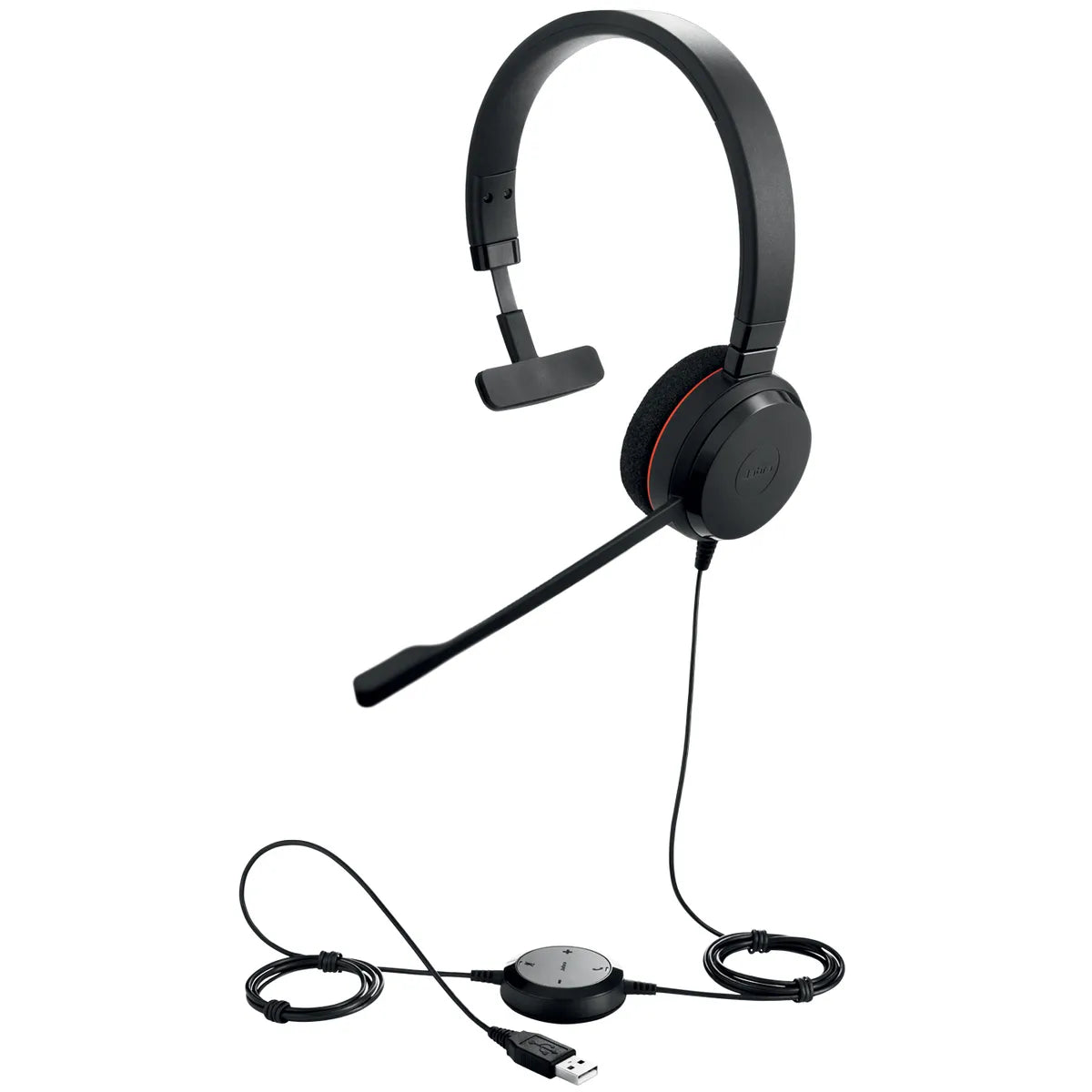 Jabra Evolve 20 MS mono / 4993-823-109 Headset schwarz (Kabelgebunden, USB-A)