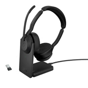 Jabra Evolve2 55 MS stereo / 25599-999-989 Headset schwarz (Kabellos, USB-A Ladestation)